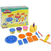 Play-Doh Birthday Fun Playset for Kids 3 Years and Up with 3 Non-Toxic Colors